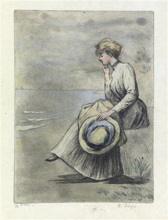 ÉMILE-JEAN SULPIS Collection of 32 etchings.